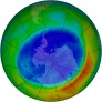 Antarctic Ozone 2007-08-25
